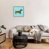 Stupell Industries Funny Dachshund On Roller Skates, 24" x 24" - 2 of 4
