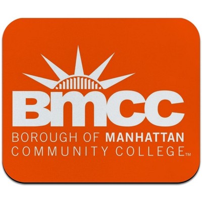 Borough of Manhattan Community College Panthers Logo Low Profile Thin Mouse Pad