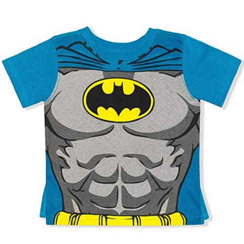 Superhero shirt best sale with cape toddler