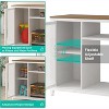 40 Gallon Fish Tank Stand, Aquarium Stand With Power Outlets, Cabinet for Fish Tank Accessories Storage for Turtle Tank, Reptile Terrarium - 4 of 4