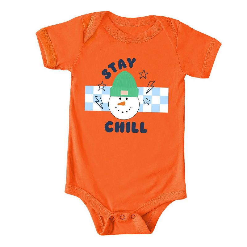 The Juniper Shop Stay Chill Checkered Baby Bodysuit, 1 of 3