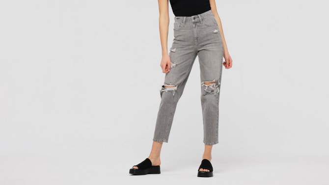 Women's Super-High Rise Tapered Jeans - Wild Fable™ Gray Wash, 5 of 6, play video