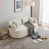 ORRD Sofa in a Box, Memory Foam 2-Seater Couch with Chenille Fabric, No Assembly Required, Deep Seat Loveseat for Small Spaces, Beige - 2 of 4