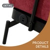 Modern Loveseat Sofa 59" Sofa Couch 2-Seater Sofa with Flexible USB Ports , Unique Cylindrical Armrests - Leovsnove - 4 of 4