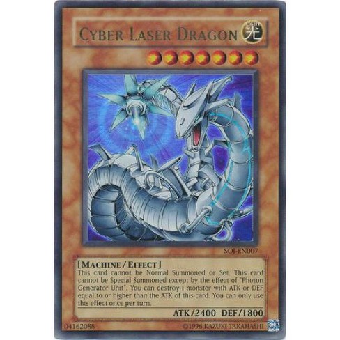 Yu Gi Oh Gx Shadow Of Infinity Ultra Rare Cyber Laser Dragon Soi