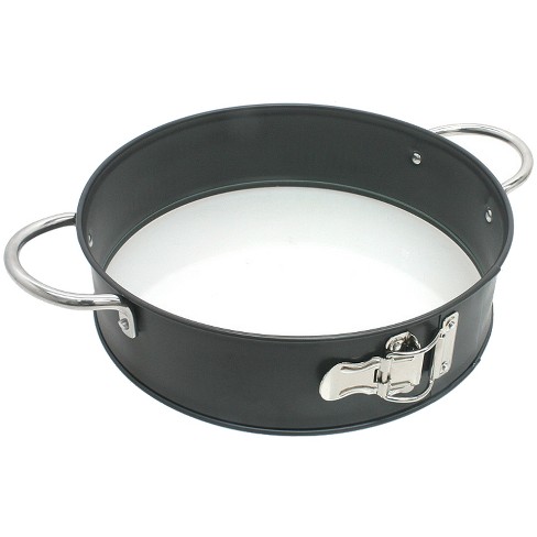 9 Inch Glass Bottom Springform Pan w/ Handles