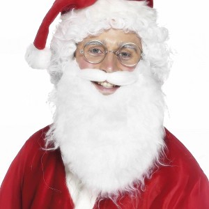 Smiffys Santa White Beard Costume Accessory - 1 of 4