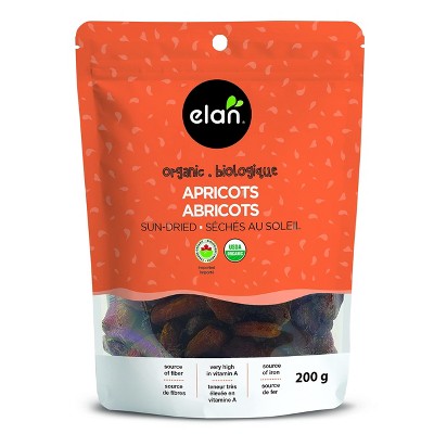 Elan Apricots Organic - Case of 8 - 7.1 OZ