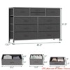 10 Drawers Fabric Dressers for Bedroom, Modern Chest of Drawers, Lightweight Large Storage Organizer w/Fabric Bins for Living Room, Hallway - 4 of 4
