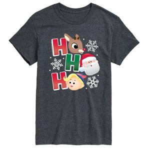 Men's - Rudolph - Rudolph Ho Ho Ho Short Sleeve Graphic T-Shirt - 1 of 4