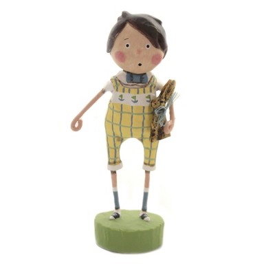 Lori Mitchell 5.5" Charlie's Chocolate Bunny Easter Rabbit Boy Bow Tie  -  Decorative Figurines