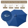 Yescom 13ft XL Heavy Duty Solid Wood Outdoor Patio Umbrella with Base Parasol Wheels Stand for Bistro Market Table Garden Deck Yard Poolside - 4 of 4