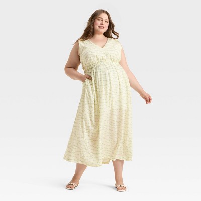 Women's Maxi Open Back Sundress - A New Day™