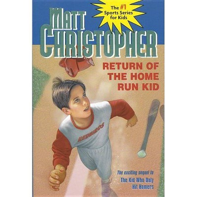 Return of the Home Run Kid - (Matt Christopher Sports Classics) by  Matt Christopher (Paperback)