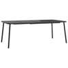 vidaXL Patio Table Anthracite 78.7 in.x39.4 in.x28 in. Steel - 2 of 4