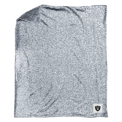 NFL Las Vegas Raiders Heathered Knit Throw Blanket