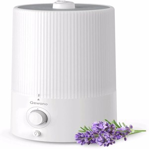 BestParts 4L Ultrasonic Cool Mist Humidifier, Top Fill, Oil Diffuser, Nightlight, Auto Shut-Off, White - 1 of 4