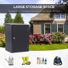 Outdoor Garden Storage Shed Galvanized Steel Tool House - 2 of 4