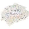 Wrapables Holographic Nail Stickers Metallic Letters, Numbers & Patterns Nail Stickers Nail Art (24 sheets) - image 3 of 4