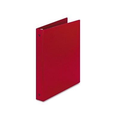 Avery Economy Non-View Binder with Round Rings 11 x 8 1/2 1" Capacity Red 03310