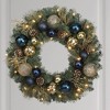 Haute Décor 24" Pre-lit Sutton Place Christmas Artificial Wreath - 4 of 4