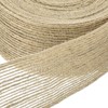 Unique Bargains Burlap Wired Soft Decorative Ribbon Trims for Gift Wrapping - 3 of 4