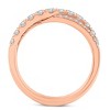 Pompeii3 1 Cttw Diamond Crossover Ring in 14k Rose Gold - Size 7 - 4 of 4