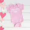 The Juniper Shop Chunky Thighs Valentine Vibes Baby Onesie - 2 of 2