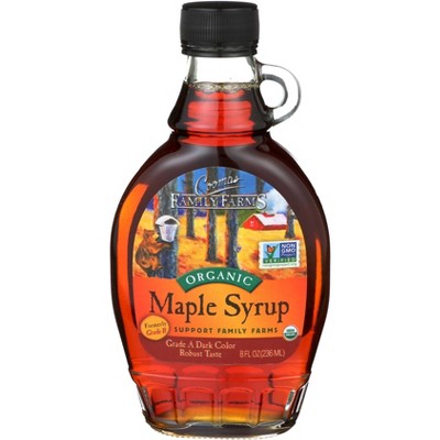 Coombs Family Farms Organic Grade A Dark Maple Syrup - Case Of 6/32 Oz ...