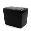Unique Bargains Plastic Auto Car Trash Rubbish Can Garbage Dustbin Holder Storage Box Black - 4 of 4