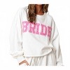 Women's Bride Sweatshirt - Peach Love - 3 of 4