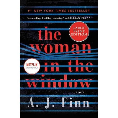 The Woman in the Window - Large Print by  A J Finn (Paperback)