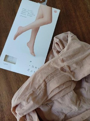 Women's 20d Sheer Tights - A New Day™ Honey Beige L/xl : Target