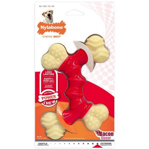 Nylabone Dura Chew Double Bone Bacon Flavor - Souper (dogs 50+ Lbs) : Target