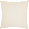 HomeRoots Taupe Distressed Stripes Throw Pillow - 4 of 4