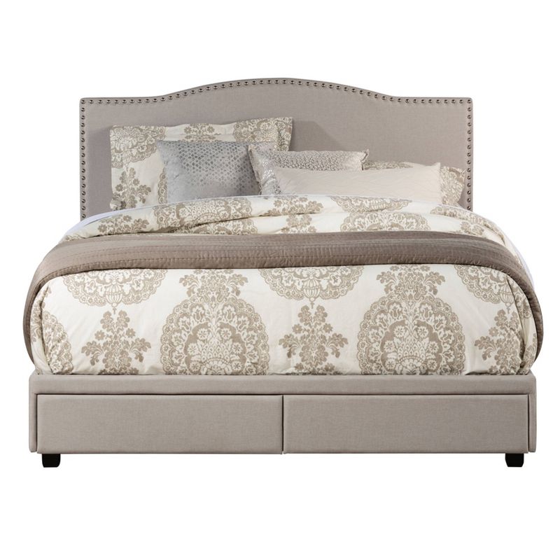 Kiley Upholstered Storage Bed Gray - Hillsdale Furniture, 1 of 12