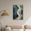 Art Remedy Sage River Blue Abstract Wall Art Framed - 2 of 4