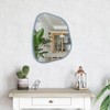 Ruso Weights Irregularly-Shaped Wood Frame Wall Mirror - 3 of 4