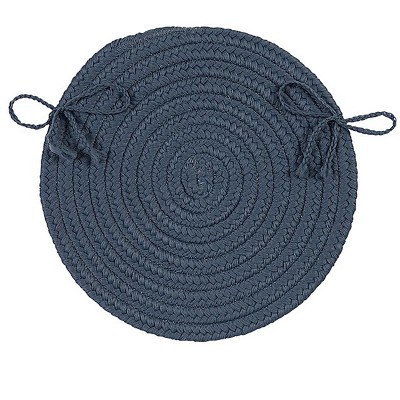 Colonial Mills Boca Raton - Lake Blue Chair Pad, 1 Pc