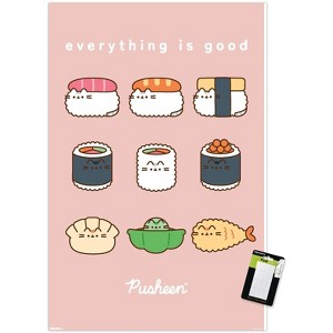 Trends International Pusheen: Bento Box - Everything Is Good Sushi Grid Unframed Wall Poster Prints - 1 of 4