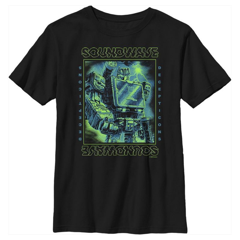 Boy's Transformers Soundwave Lightning Waves T-Shirt, 1 of 6