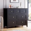 7 Drawers Dresser for Bedroom, Storage Dressers Organizer, Farmhouse Wood Chest of Drawers for Living Room Bedroom - 3 of 4