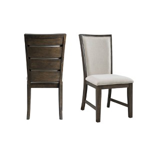 Jasper Slat Back Side Chair Set Toasted Walnut - Picket House Furnishings, Brown