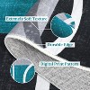 TackView Washable Abstract Circles Rug - Modern Area Accent Rug, Stain Resistant, Low Pile Throw Carpet for Bedroom Living Room - 3 of 4