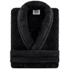 American Soft Linen Turkish Warm Fleece Bathrobe, Mens and Womens Robes, 1 Piece Shawl Collar  Adult Matching Couple Robes for your Bathroom - 4 of 4