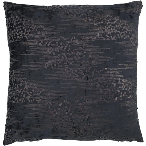 Inspire Me! Home Dcor VV206 Black 20" x 20" Throw Pillow - image 1 of 4