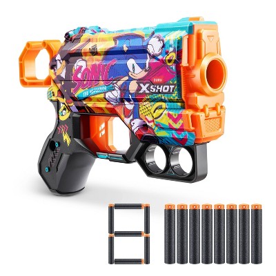 XSHOT Skins Sonic the Hedgehog Hyper Spike Menace Toy Dart Blaster by ZURU