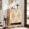 Hommoo 45.5" Shoe Cabinet With Adjustable Shelves - 3 of 4