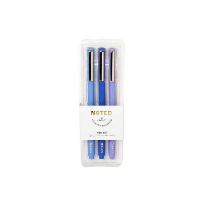 Post-it 3pk Felt Tip Pens - Blue