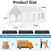 arty Tent Heavy Duty Wedding Canopy W/ Removable Sidewall & Storage Bag - 2 of 4